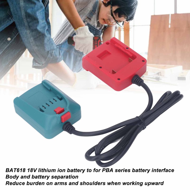 Lithium Battery Adapter Extension Cord Weight Reducer for PBA Series