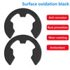 Ctyjia Pack of 100 E Clip Retaining Rings 5.0 mm