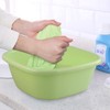 Obston Palangana de Plástico de 12 Cuartos, 3 Paquetes