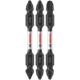 BOSCH ITDEPHV2503 3-Piece 2-1/2 In. Impact Tough Double-Ended Screwdriving Bit Assorted Set
