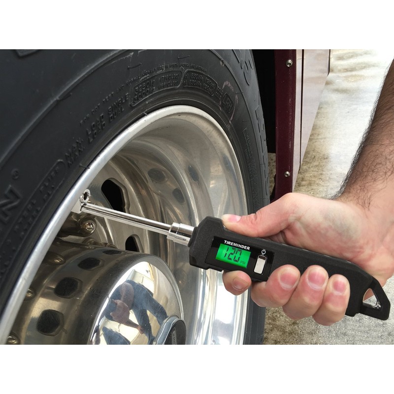 TireMinder High Precision Digital Truck and RV Gauge with Replaceable
