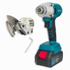 Cordless Metal Sheet Shears Electric Scissors with 360° Swivel Head,