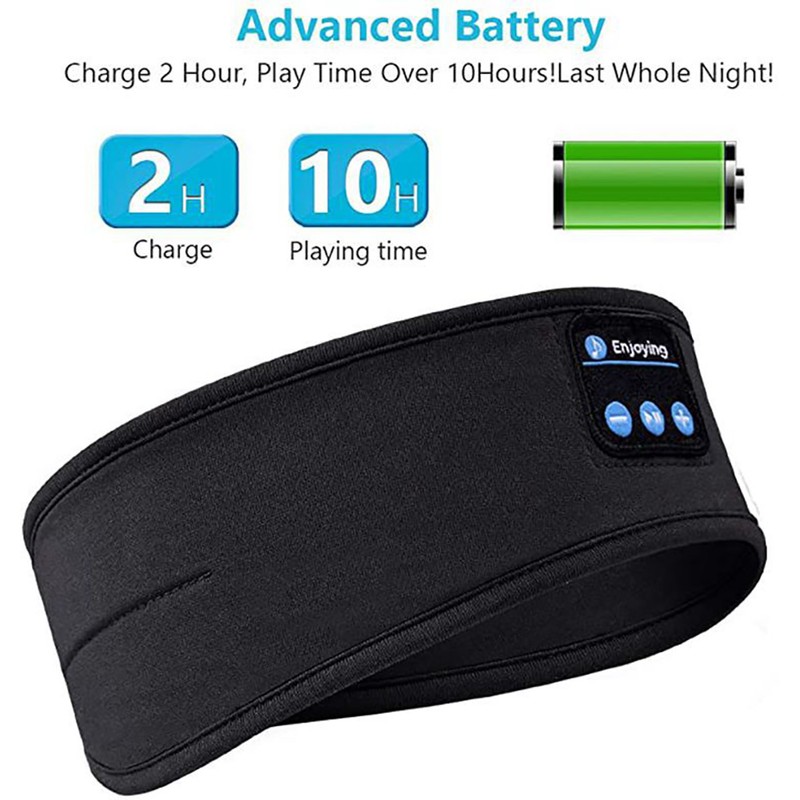 Sleep Headphones BT Headband Soft Sleeping Wireless Music Sport Headbands