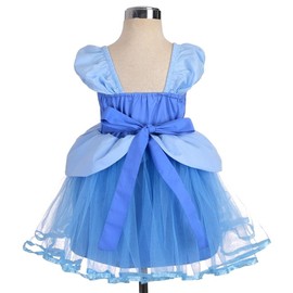 Lito Angels Princess Cinderella Dress with Accessories for Baby Girls, Cinderella Costume, Party, Fancy Dress, Birthday Dress, Size 12-18 Months 86