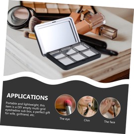 CORHAD Diy Eyeshadow Palette Makeup Organizer Eyeshadow Containers Blush Lipstick Storage Case Compact Organiser