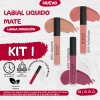 Labiales Liquidos Mate Bissu Labios Set 3 Tonos