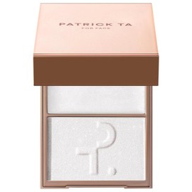 PATRICK TA Major Glow Creme & Powder Light Reflecting Translucent Highlighter Duo 0.21 oz crème and 0.14 oz powder / 6 g crème and 4 g powder My Love diamond sparkle