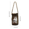 Solar Lights Outdoor Owl Fox in Stump LED Garden Lamp