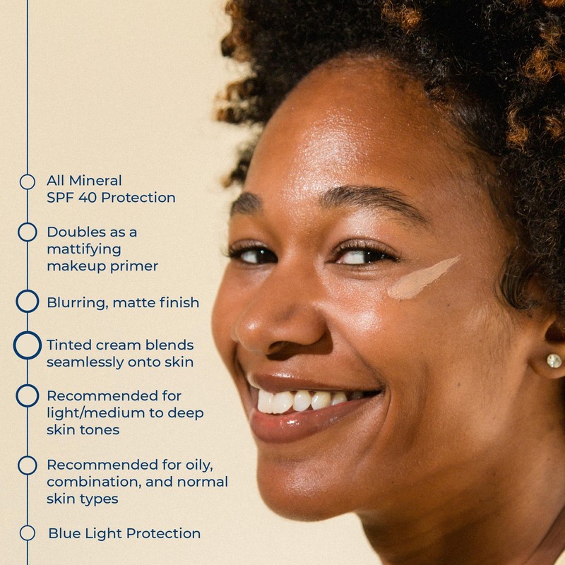 COTZ Face Prime & Protect Tinted Mineral Sunscreen and Facial