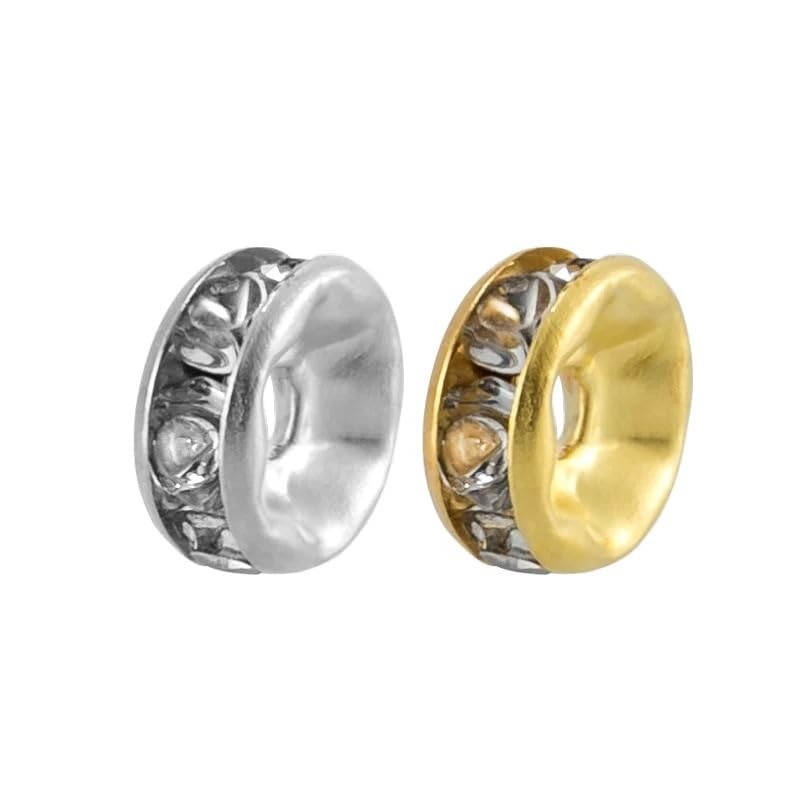 100pcs Fishing Bead Wedding Spinner Ring for Trolling Rig Walleye