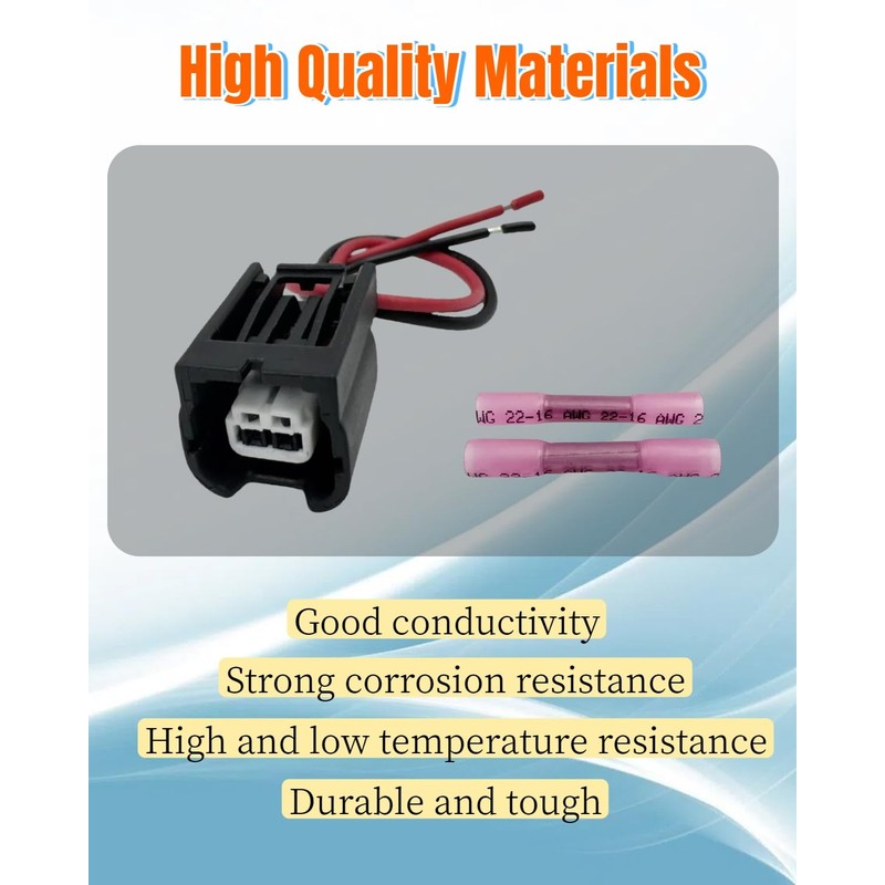 OWNDR 2 Pin ABS Wheel Speed Sensor Connector Pigtail Plug