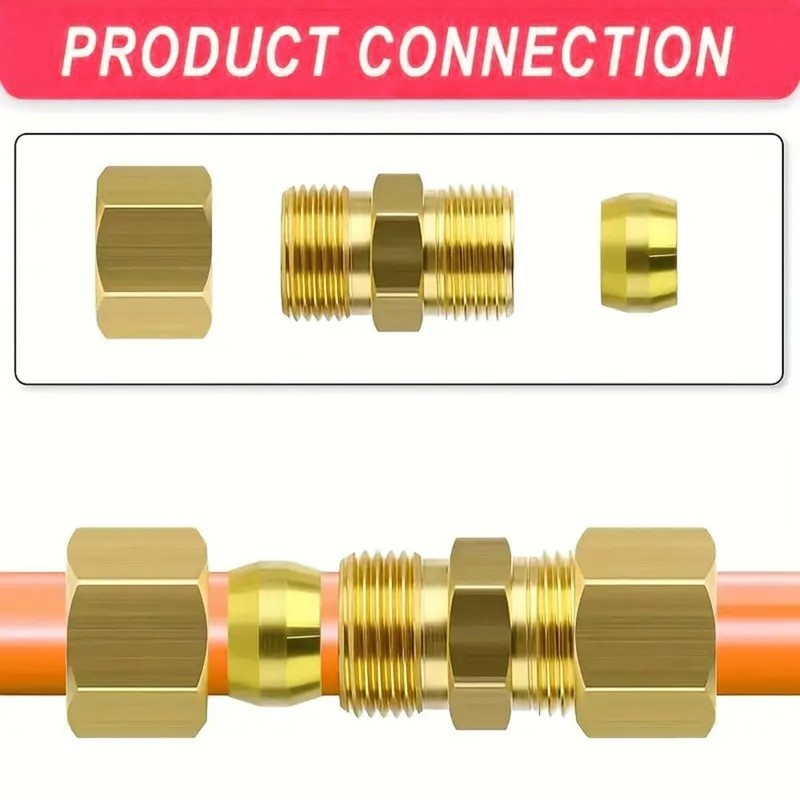 15mm Copper Compression Olives Copper - Pack of 10