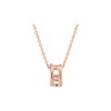 Gold & Deer 14KGP Deer Gold Pendant Necklace Ash Gold