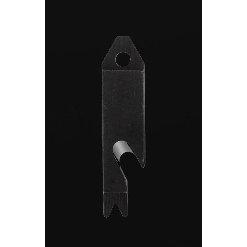 EDC Pry Bar, Mini Keychain Multi-Function Tool, All-Steel, Sandblasted Finish