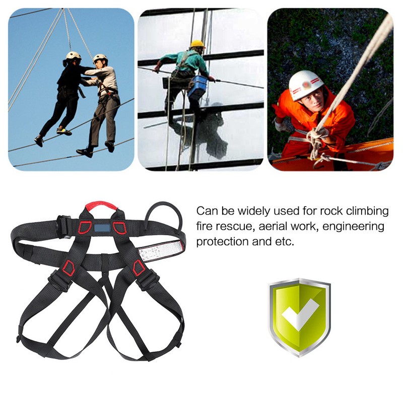 Half Body Safety Belt for Rock Climbing Mountaineering Rappelling Aerial