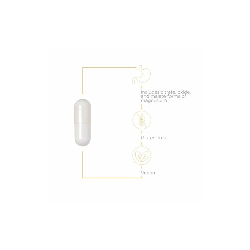 Integrative Therapeutics, Tri-Magnesium Veg-Capsules, 90 unidades, 90 tabletas