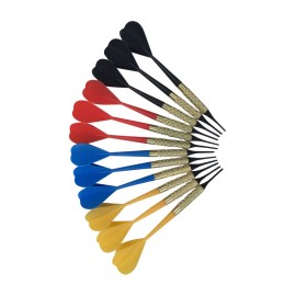 Dart Pro Plastic Soft Tip Dart Set Lot of 12 Assorted Colors