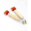 QWORK Seam Roller, 2 Pcs 40mm Silicone Seam Roller with
