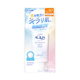 SKIN AQUA Super Moisture UV Light Up Essence, 2.5 oz (70 g), Floral Muguet Scent (Vitamin C Derivatives, Light Pearl, Cosmetic Base, Sunscreen, SPF50+ PA++++, Tone Up)