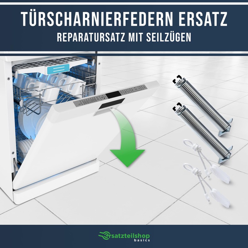 Door Hinge Springs Dishwasher Like 00754869 Repair Kit with Pulls