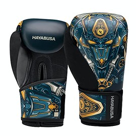 Hayabusa S4 Kids Epic Boxing Gloves for Boys and Girls - Machine Blue, 6 oz