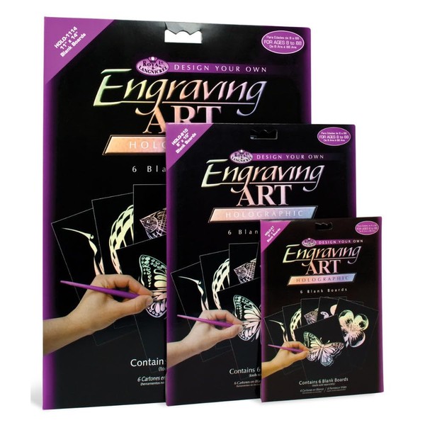 Royal & Langnickel Engraving Art Holographic 5 x 7 inch