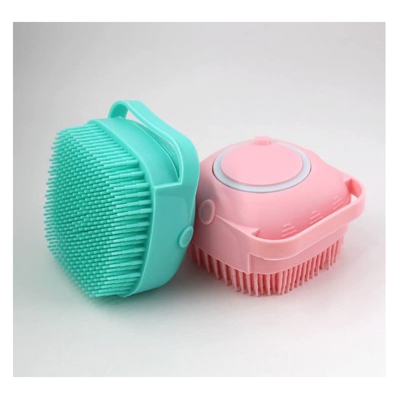 Silicone Massage Bath Brush (Blue)