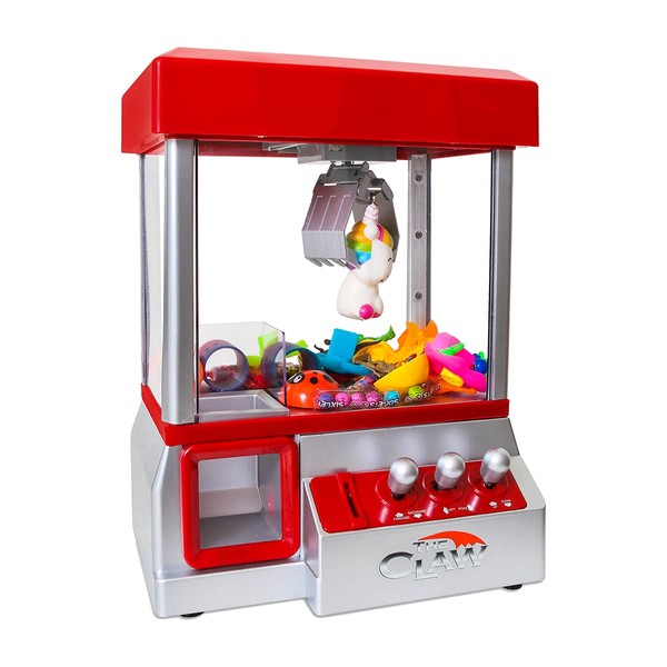 Bundaloo Claw Machine Arcade Game with Sound, Cool Fun Mini Candy Grabber Prize Dispenser Vending Toy for Kids, Boys & Girls (The Original Claw)