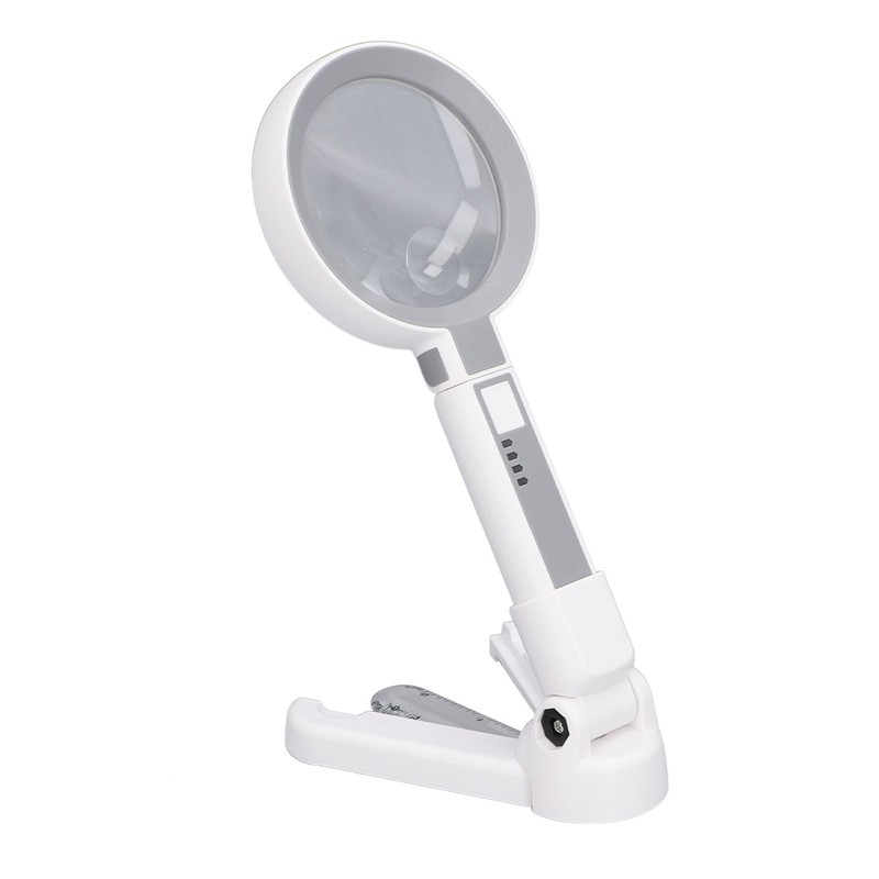 Magnifying Glass 5X 11X 18 LED Rechargeable 3 Brightness Levels