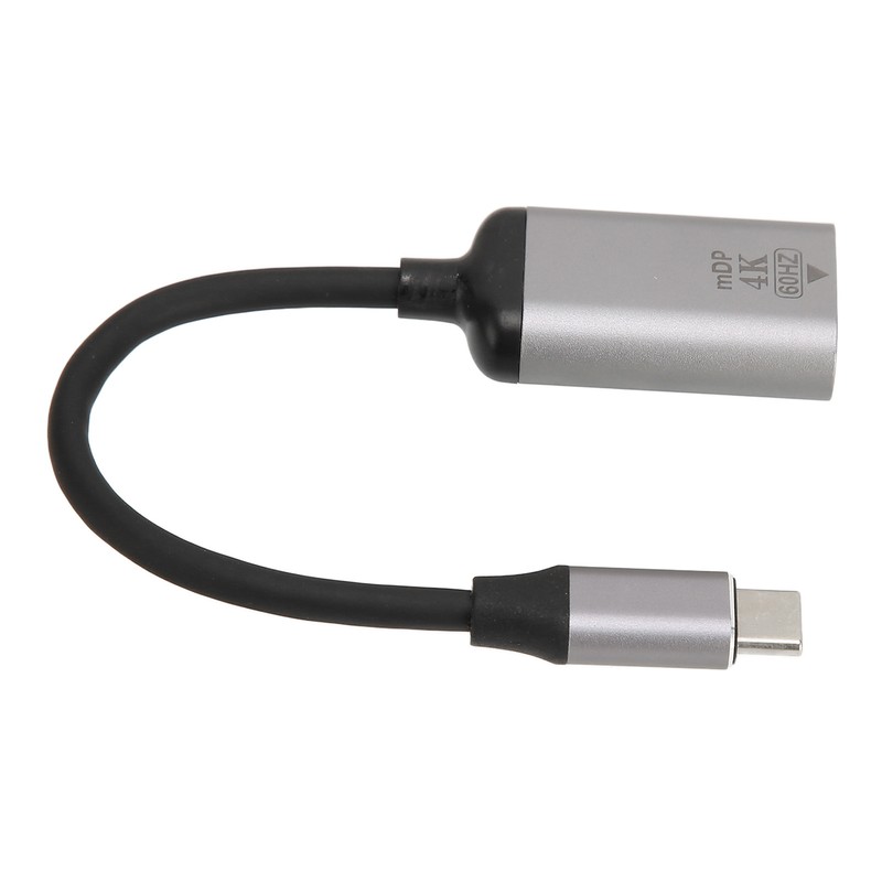 USB C to DisplayPort Adapter 4K 60Hz Aluminium Alloy Plug