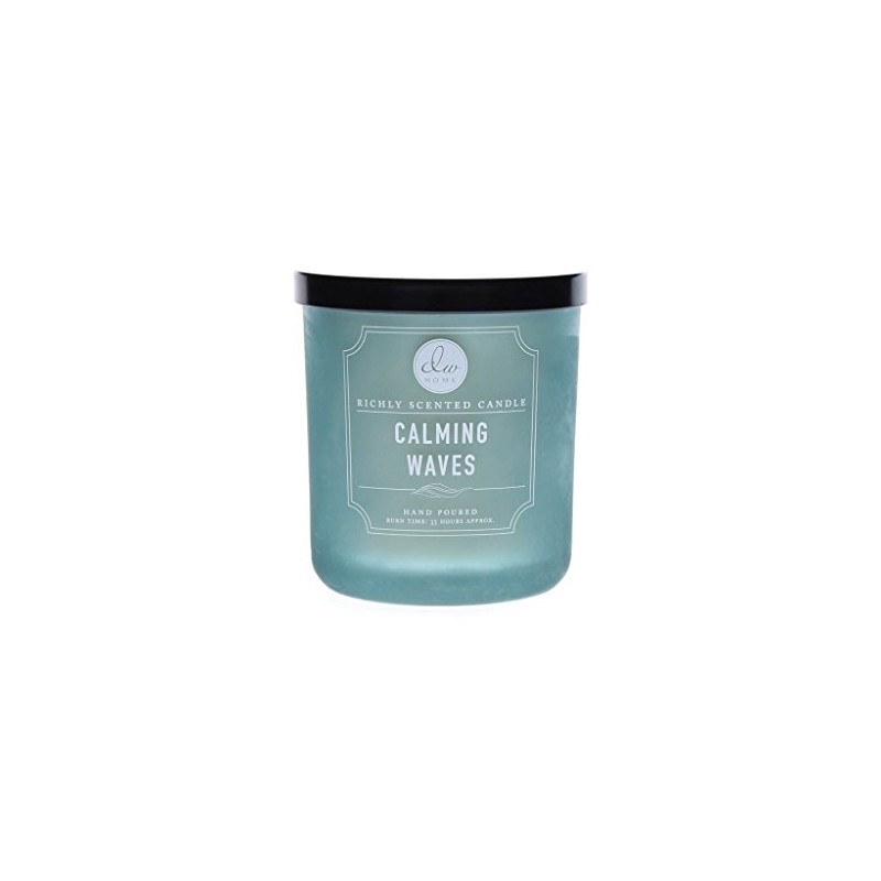 Contemporary and Richly Scented Candle "CALMING WAVES" in Medium Jar