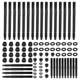 EPChunMi 12-Point Cylinder Head Studs Bolts Kit for Chevy LQ9 LS1 LS6 1997-2003 4.8L 5.3L 5.7L 6.0L Engines Replaces 279.1023 33380 emk05