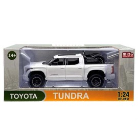MIJO EXCLUSIVES 2023 Toyota Tundra TRD Off-Road 4×4 1:24 Scale Diecast Model White