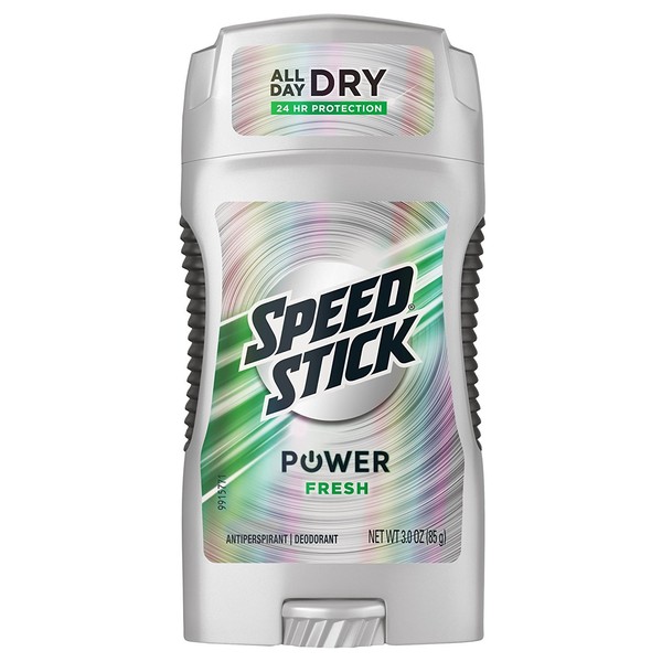 Speed Stick Power Antiperspirant Deodorant, Fresh, 3 Ounce (Pack of 6)