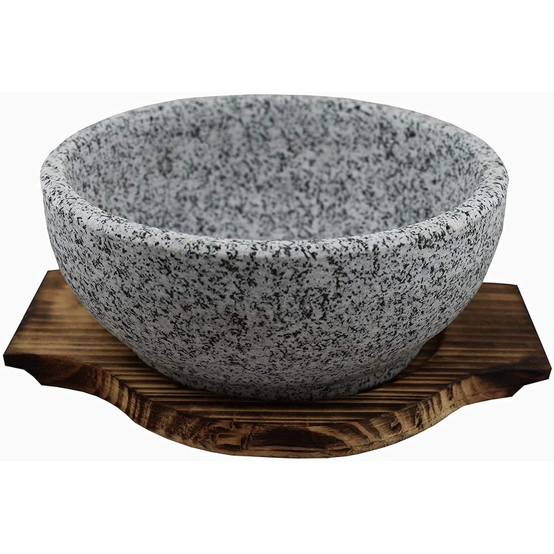 SUNRISE Natural Stone Bowl For Bibimbap and Soup (32 OZ)