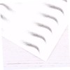 Mikinona 2 Sheets Artificial Eyebrow Patches Hair-like Simulation Eyebrows Waterproof