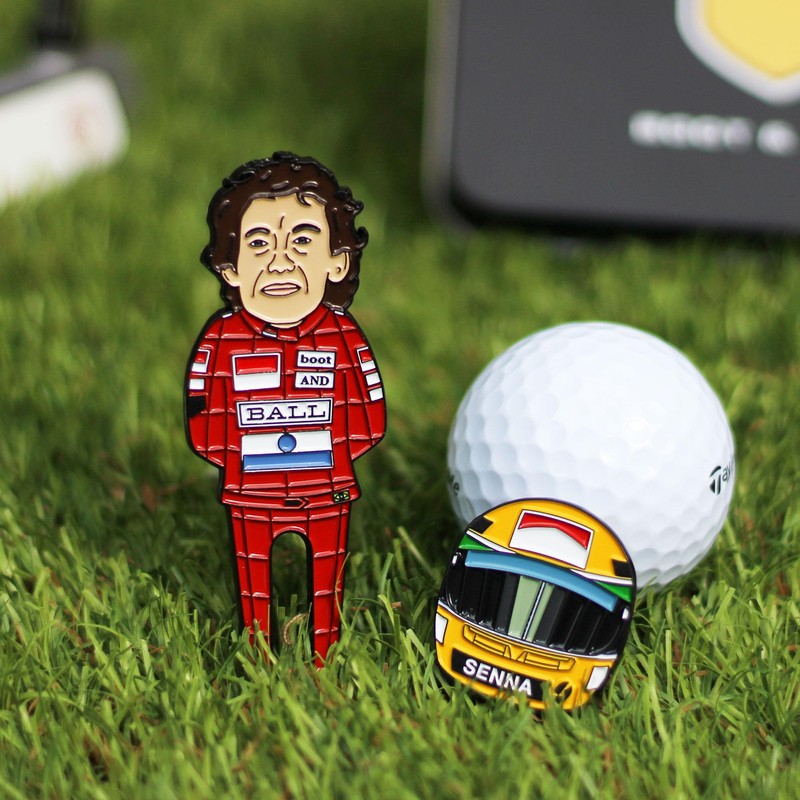 Ayrton Senna F1 Golf Divot Tool & Ball Marker