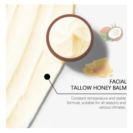 Mopoyat Crema De Cebo De Res Con Balsamo De Miel 2pcs Todo Tipo De Piel Día/noche