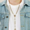 Pack of 2 Rosary Necklaces, Rosary Catholic Chain, Rosary, Cross