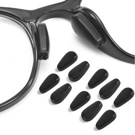 Eyeglass Nose Pads, Adhesive Anti Slip Eyeglasses Nose Grips with Airbag,3.2mm Thickness for Eyeglasses Reading Glasses,5 Pairs,Transparent