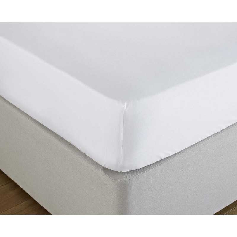 Riva Paoletti Double Quality Fitted Sheet Optic White 200 Thread