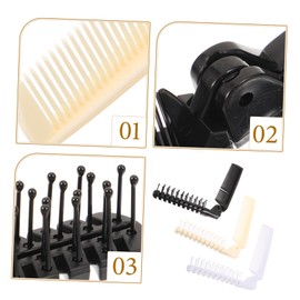BIUDECO Hair Brush for Travel 3pcs Folding Hairbrush Portable Folding Combs Compact Detangler Brush Ideal for On-the-go Styling