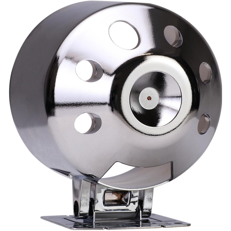 RACETECH Universal 85mm 3-3/8" Chrome Single Gauge Dashboard Pod Mounting