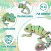 TEAONE 3D Printed Chameleon, Flexible Joints Chameleon Animal Figurines for