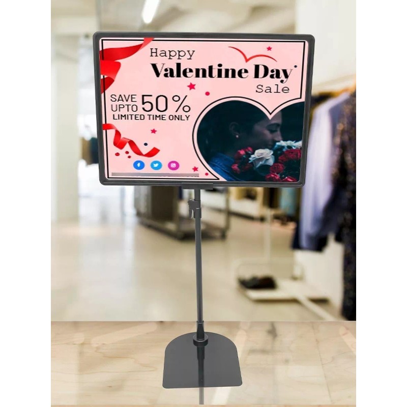 Exhivit Porta Letrero Anuncio Publicitario Exhibidor Desarmable Paq2