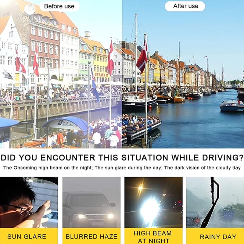 GGBuy Photochromic Driving Glasses Day and Night 2 in 1