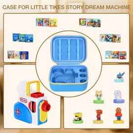 PERFCASE Storage Case for Little Tikes Books Starter Set, Portable Protective Container Case for Storytime, Books, Audio Play Characters