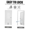TEHAUX Heavy Duty Door Stopper Telescopic Spring Loaded Door Holder