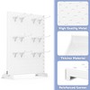 WALMANN Metal Tabletop Pegboard Display Standing Pegboards for Craft Shows,