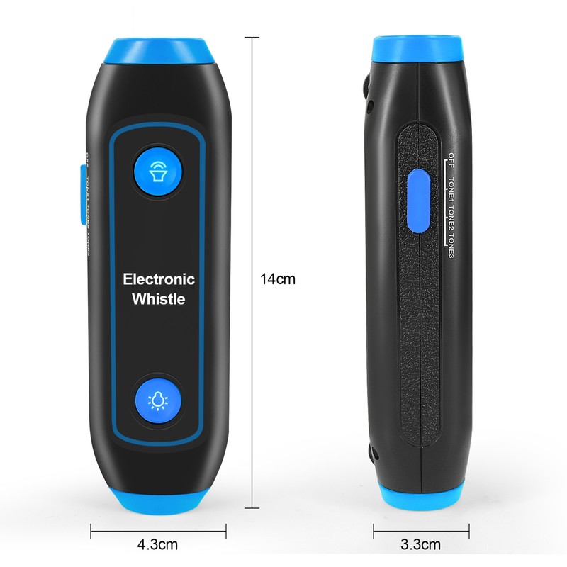 Electronic Whistle 3 Tone 3 Volume Level Blow Free Whistle
